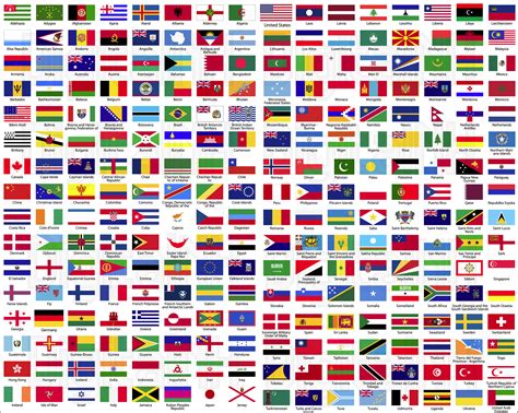 Flags Containing X's .